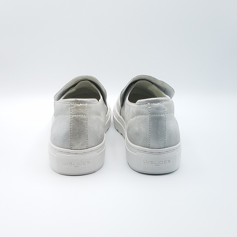 J/Slides Perrie Slip On Shoes  Silver Size 8.5 - Picture 5 of 14